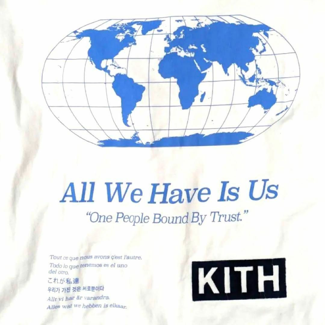 KITH(キス)のS KITH ホワイトボックス ロゴ フェルト バックプリント 長袖Tシャツ メンズのトップス(Tシャツ/カットソー(七分/長袖))の商品写真