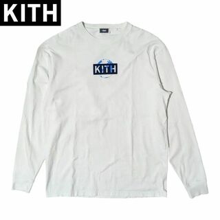 キス(KITH)のS KITH ホワイトボックス ロゴ フェルト バックプリント 長袖Tシャツ(Tシャツ/カットソー(七分/長袖))