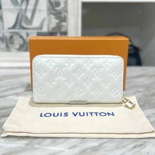 ルイヴィトン(LOUIS VUITTON)の美品☆　ルイヴィトン　ジッピーウォレット　パイソン　白　パドロック(財布)