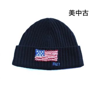 ポロラルフローレン(POLO RALPH LAUREN)の【POLO RALPH LAUREN】USA FLAG KNIT CAP(ニット帽/ビーニー)