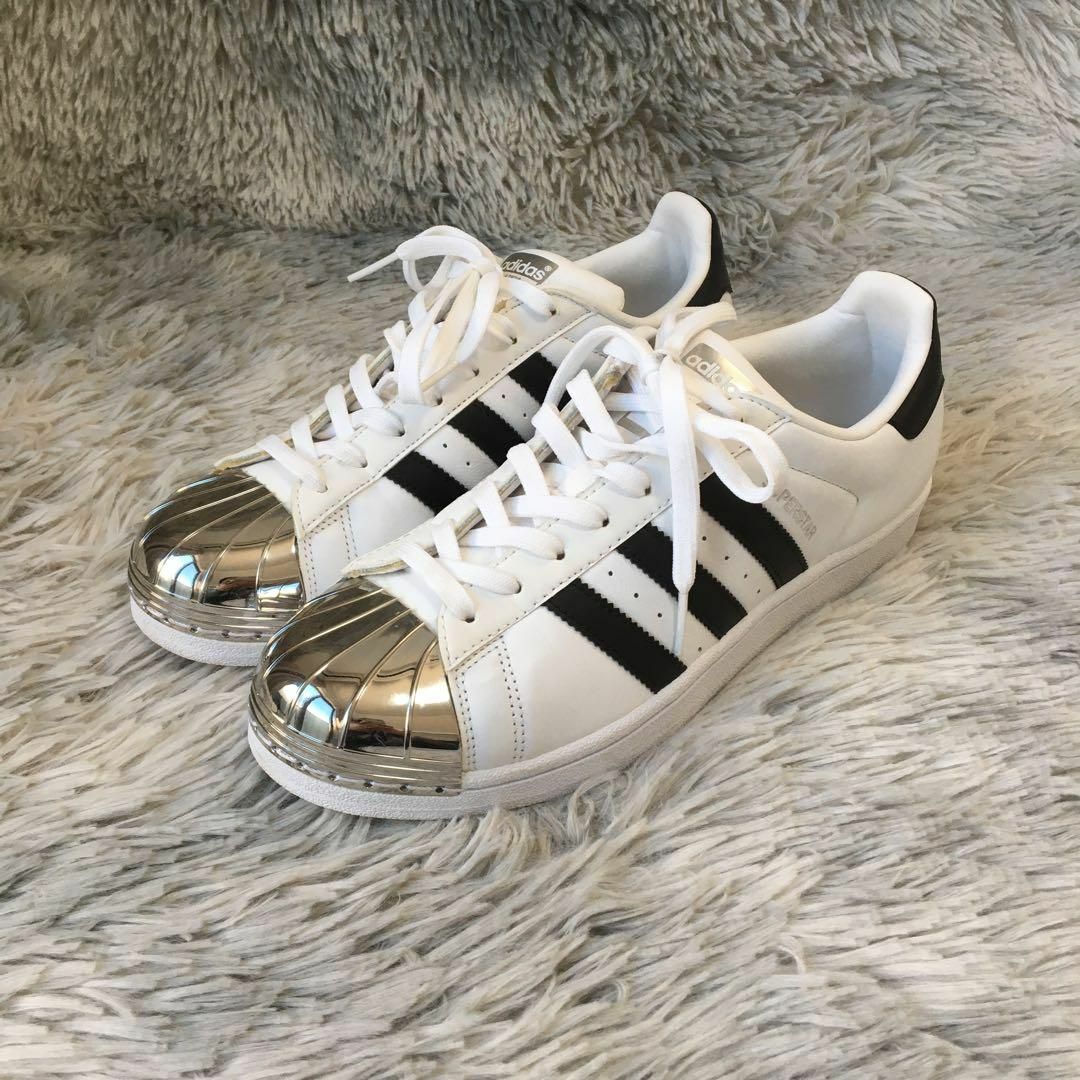 メンズ極美品 adidas SUPERSTAR METAL TOE スニーカー