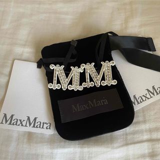 マックスマーラ(Max Mara)のMax Mara マックスマーラ  キラキラM ブローチ(ブローチ/コサージュ)