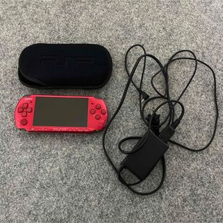 psp レッド　ジャンク品　本体(携帯用ゲーム機本体)