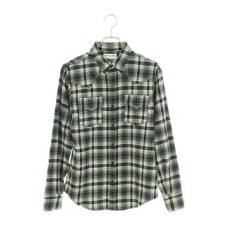 サンローラン(Saint Laurent)のサンローランパリ  16AW  433724 Y854N オンブレチェックウエスタン長袖シャツ メンズ XS(シャツ)