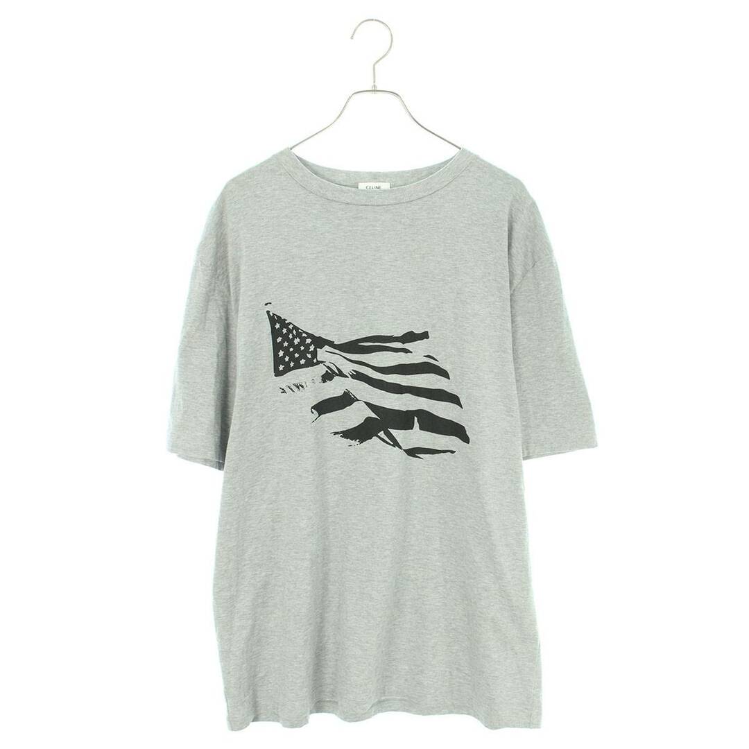 セリーヌバイエディスリマン  22AW  2X86B671Q アメリカンフラッグルーズフィットTシャツ メンズ XSTシャツ/カットソー(半袖/袖なし)