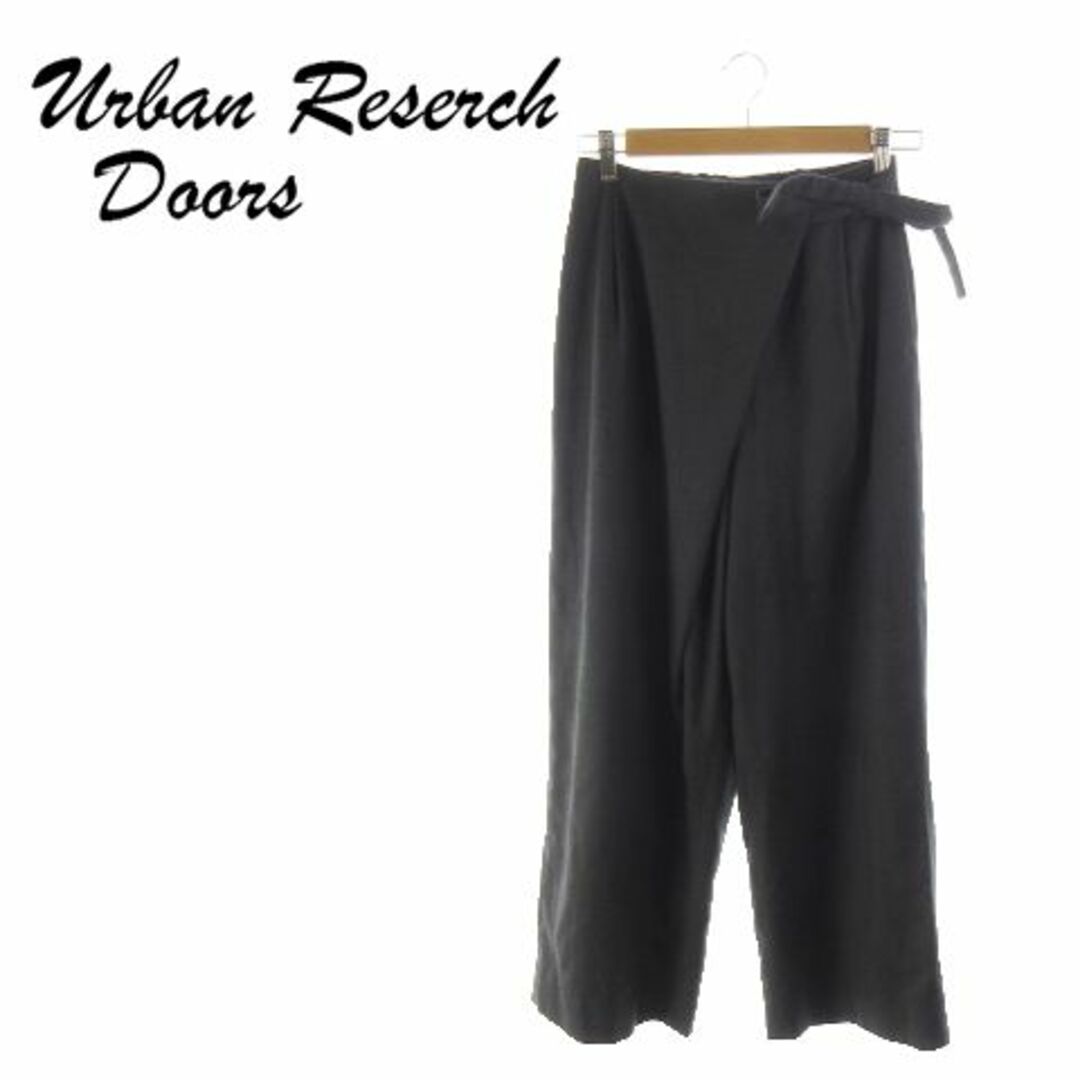 URBAN RESEARCH DOORS(アーバンリサーチドアーズ)のアーバンリサーチドアーズ ワイドパンツ One グレー 210707YH12A レディースのパンツ(カジュアルパンツ)の商品写真