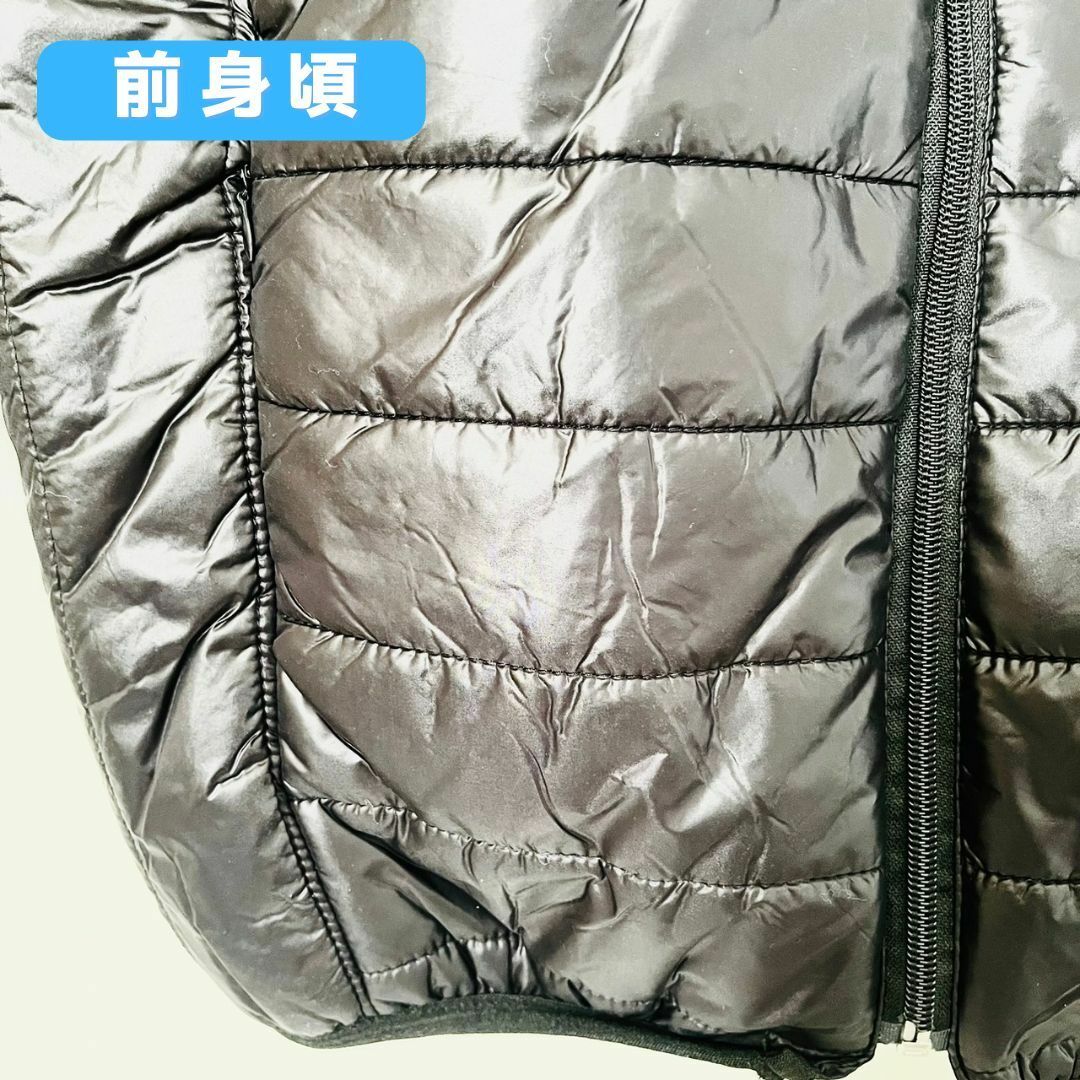 《新品》ダウンジャケット メンズ Lサイズ 黒 身長165cm～175cm程度 メンズのジャケット/アウター(ダウンジャケット)の商品写真