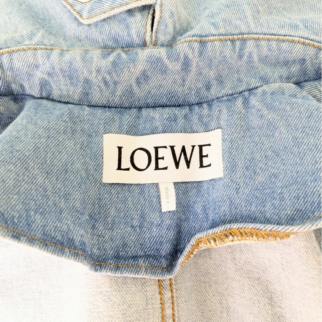 LOEWE(ロエベ)のロエベ デニムジャケット ワイドスリーブ 34サイズ オーバーサイズ レディース レディースのジャケット/アウター(Gジャン/デニムジャケット)の商品写真