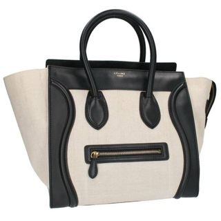 セリーヌ(celine)のセリーヌ  ラゲージ ミニショッパー レザー キャンバスハンドバッグ メンズ(その他)