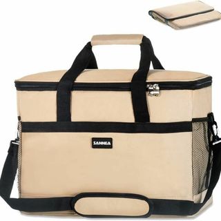 ソフトクーラーボックス 大型 35L 保温 保冷バッグ 大容量 折り畳み キャン(日用品/生活雑貨)