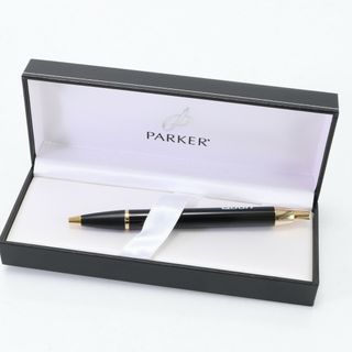 パーカー(Parker)の美品 PARKER パーカー ボールペン 筆記用具 ペン 仕事 ブラック ゴールド 人気 おしゃれ メンズ レディース ENT D4-18(ペン/マーカー)