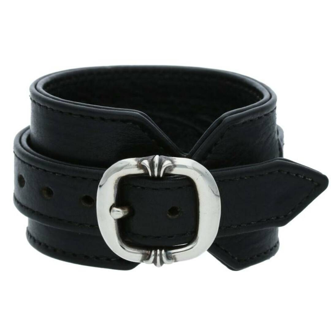 Chrome Hearts(クロムハーツ)のクロムハーツ  RR TINY BUCKLE/ロックンロール レザーブレスレット メンズ 1 メンズのアクセサリー(ブレスレット)の商品写真