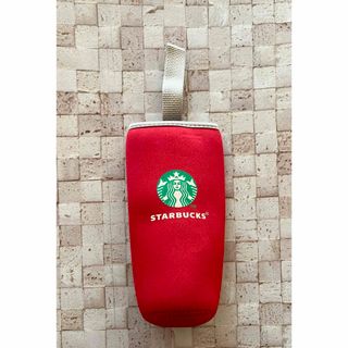 スターバックス(Starbucks)の【Starbucks】スタバ　ペットボトルカバー　赤(その他)