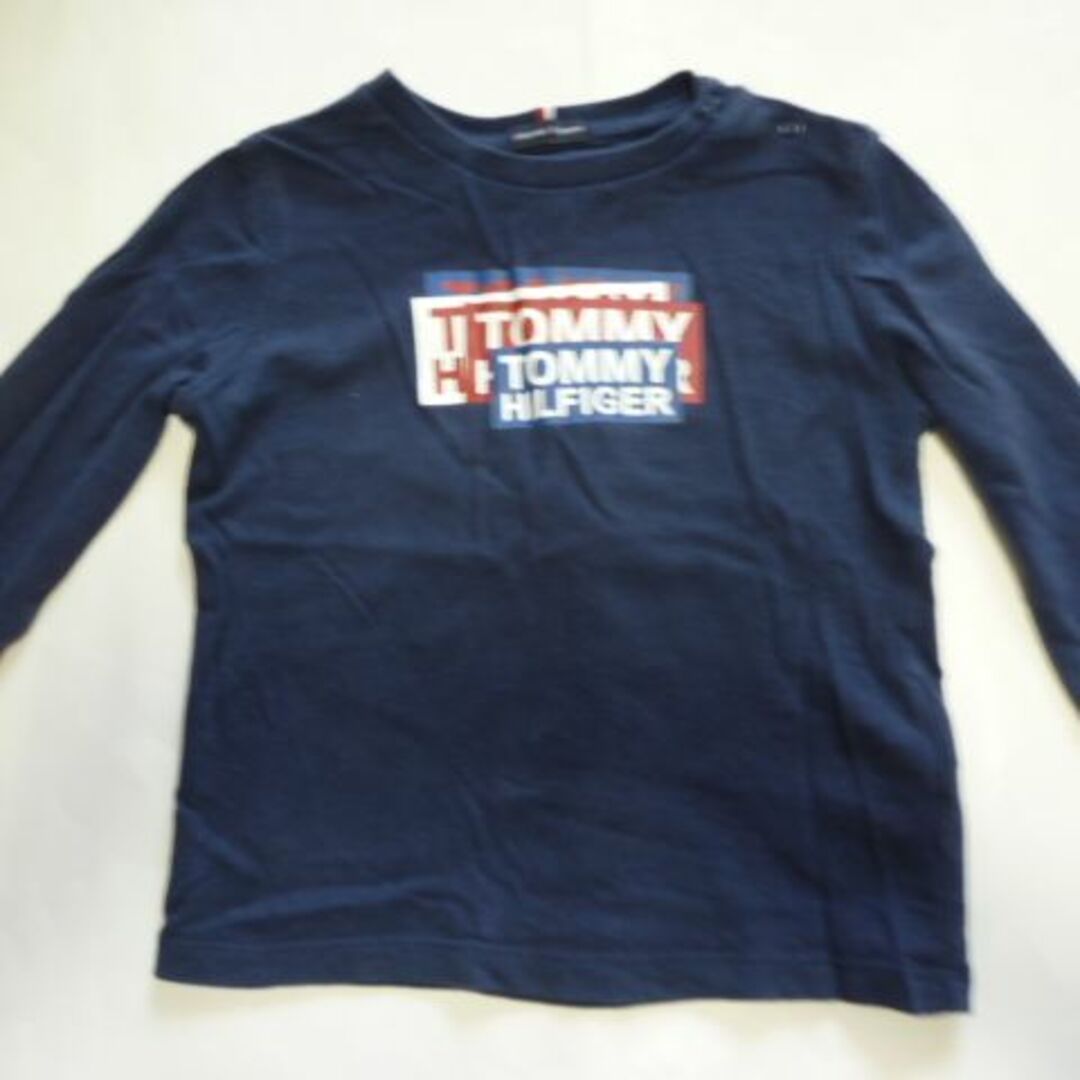 TOMMY HILFIGER(トミーヒルフィガー)のトミーヒルフィガー ベビー 長袖 Tシャツ 80 ORGANIC COTON キッズ/ベビー/マタニティのベビー服(~85cm)(Ｔシャツ)の商品写真