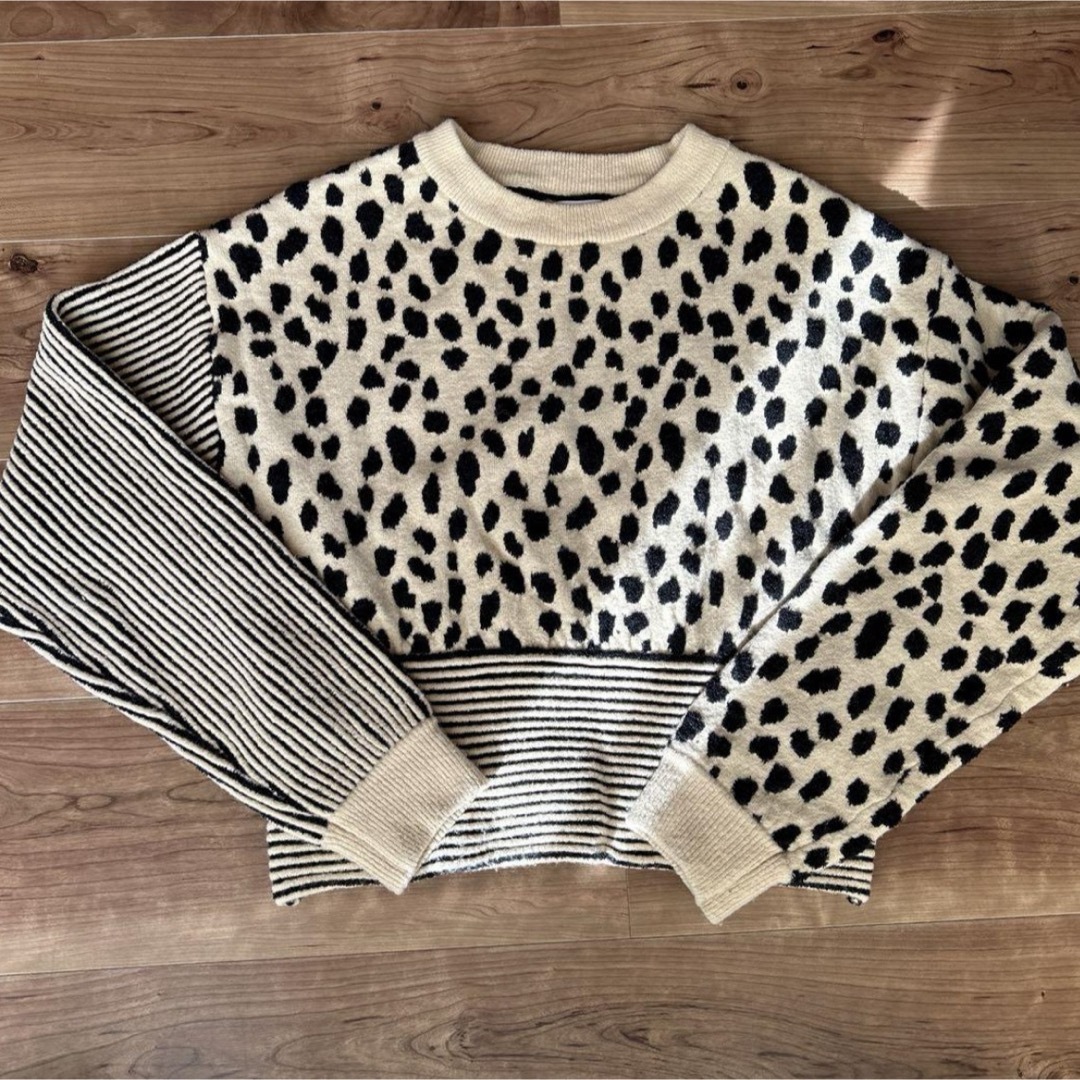 AMERI MINI DALMATIAN MIX KNIT ダルメシアン ニット-