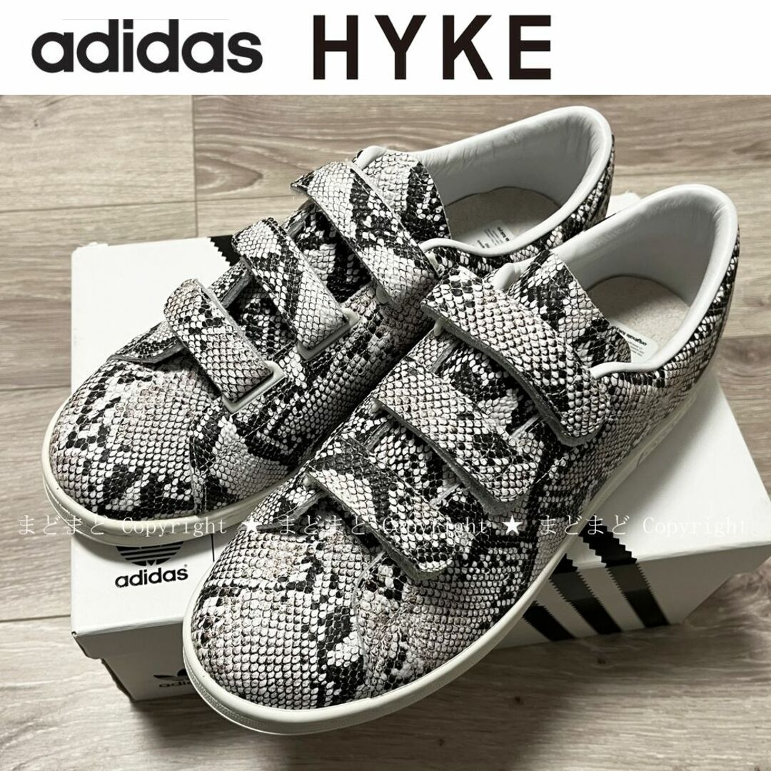 パイソンHYKE adidas ベルクロ スニーカー ハイク パイソン 27.5