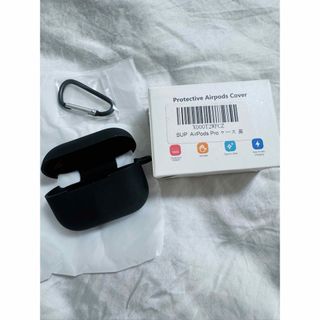 新品AirPods pro ケースブラックカバー エアポッツプロ ケース (ヘッドフォン/イヤフォン)