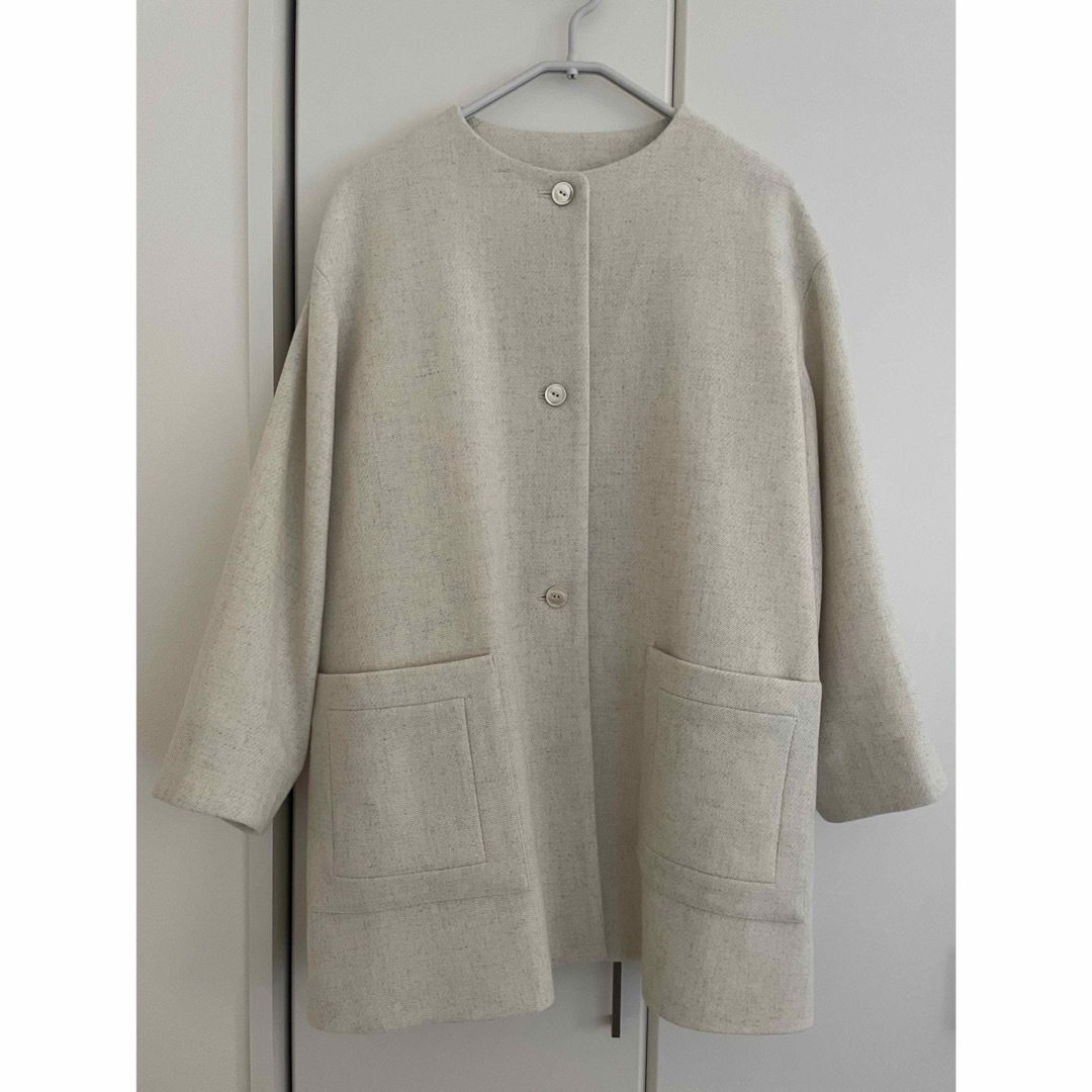 ARTS&SCIENCE(アーツアンドサイエンス)の新品 【23aw】 ARTS&SCIENCE Frame pocket coat レディースのジャケット/アウター(ロングコート)の商品写真