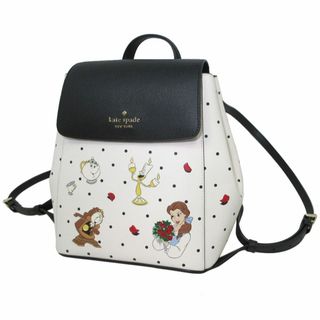 ケイトスペードニューヨーク(kate spade new york)の【新品】ケイトスペード バッグ KE566 250(オフホワイト系×マルチカラー)ショルダーバッグ kate spade × Disney ディズニー 美女と野獣 ベル フラップ バックパック リュック アウトレット レディース(リュック/バックパック)