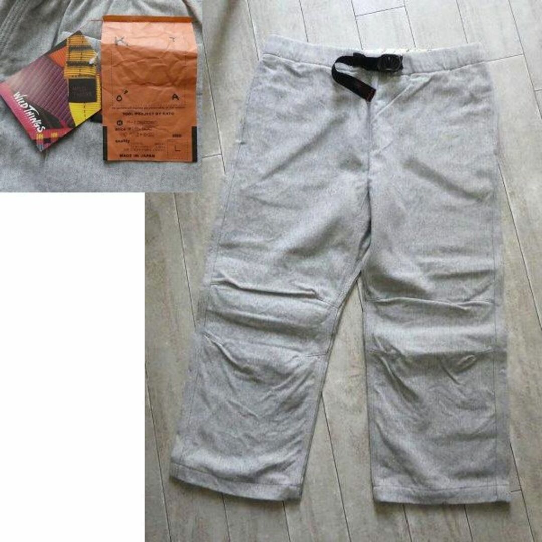 WILDTHINGS - WILD THINGS KATO 3/4 Wool Pant L hg 未使用