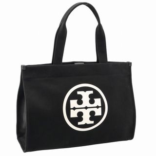 トリーバーチ(Tory Burch)のトリーバーチ TORY BURCH トートバッグ ELLA TOTE コットンキャンバス エラトート ダブルTロゴ 2023年秋冬新作 148792 0001 002(トートバッグ)