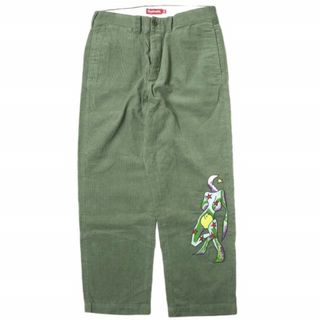 シュプリーム(Supreme)のSUPREME シュプリーム 21AW Gonz Corduroy Chino Pant ゴンズコーデュロイチノパンツ 34 Dusty Green WEEK6 ボトムス【新古品】【中古】【SUPREME】(その他)