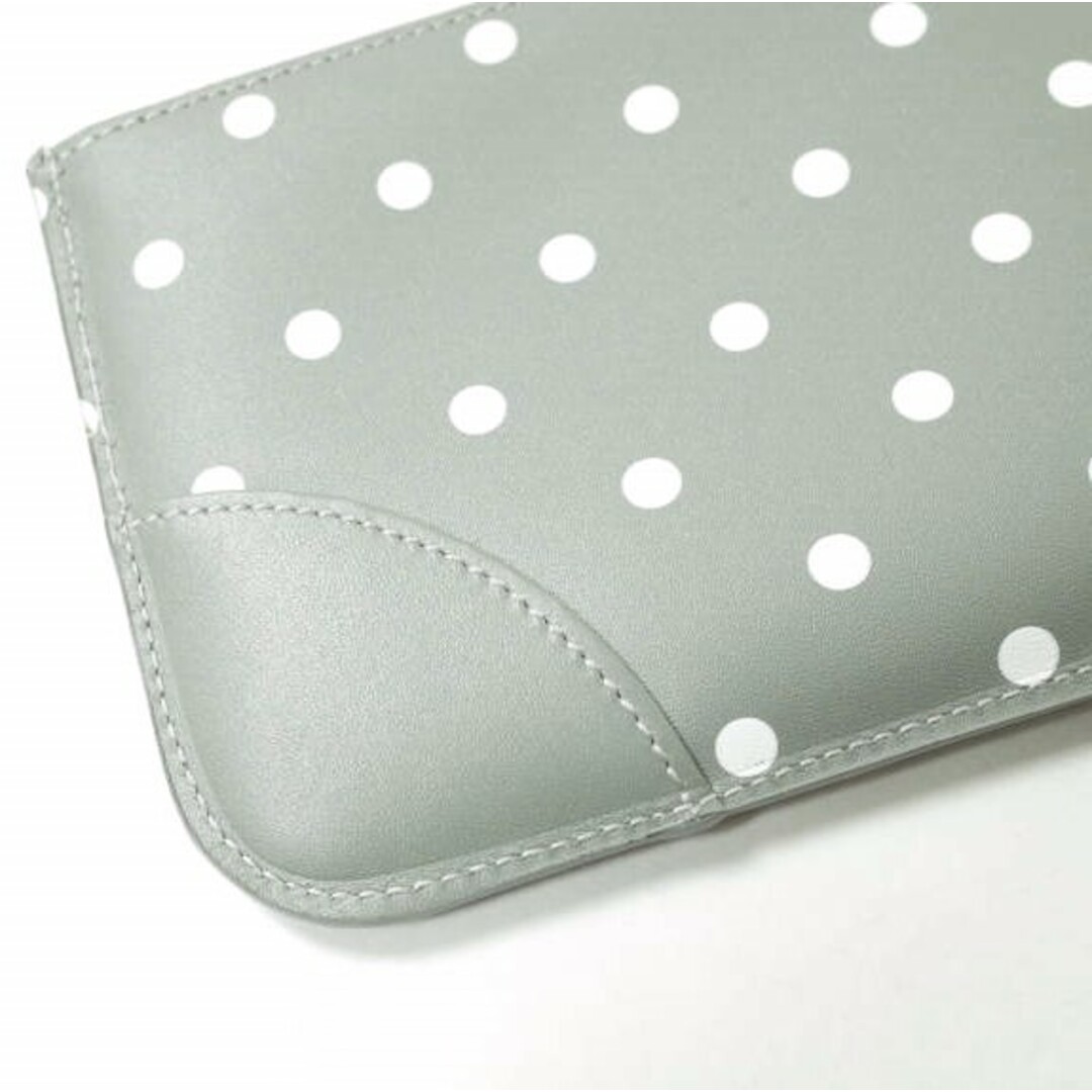 COMME des GARCONS(コムデギャルソン)のWallet COMME des GARCONS ウォレット コムデギャルソン POLKA DOT WALLET ポルカドットウォレット SA8100PD GRAY 財布 コインケース カウレザー ジップポーチ【新古品】【中古】【Wallet COMME des GARCONS】 メンズのファッション小物(コインケース/小銭入れ)の商品写真