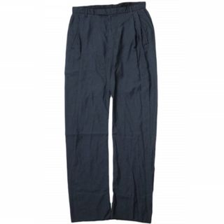 マンドゥ(MANDO)のmando マンド 21SS 日本製 PE/RA TUCK SARROUEL PANTS ポリエステルレーヨン タックサルエルパンツ 21198-001 2 INK BLUE ボトムス【新古品】【中古】【mando】(サルエルパンツ)