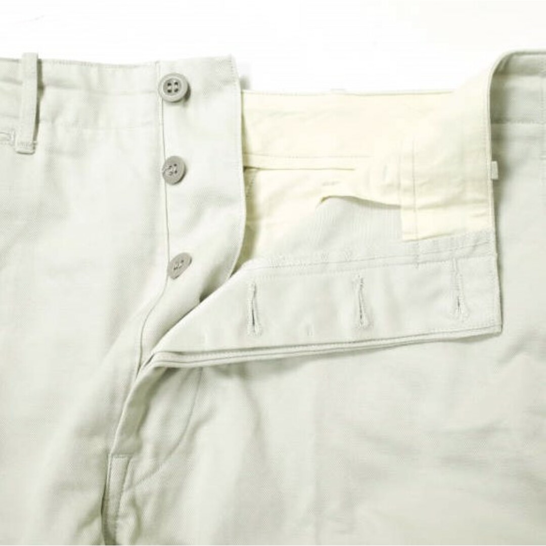 Scye(サイ)のSCYE BASICS サイベーシックス 23SS 日本製 San Joaquin Cotton Chino 41Khaki Trousers サンホアキンコットンチノ 41カーキ トラウザーズ 5723-81501 30 Oyster Beige チノパン パンツ ボトムス【中古】【SCYE BASICS】 メンズのパンツ(チノパン)の商品写真