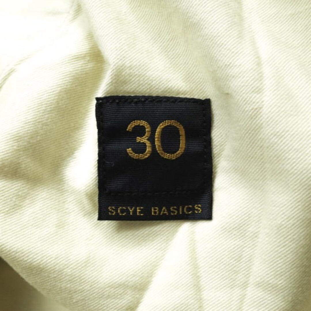 Scye(サイ)のSCYE BASICS サイベーシックス 23SS 日本製 San Joaquin Cotton Chino 41Khaki Trousers サンホアキンコットンチノ 41カーキ トラウザーズ 5723-81501 30 Oyster Beige チノパン パンツ ボトムス【中古】【SCYE BASICS】 メンズのパンツ(チノパン)の商品写真