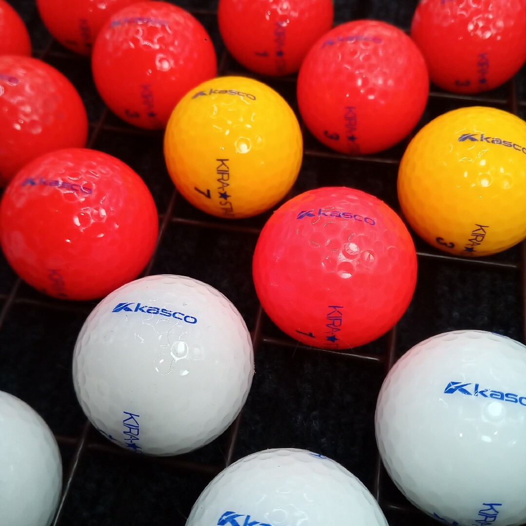 Kasco(キャスコ)のKIRA STAR (18球 S〜AB ) ロストボール スポーツ/アウトドアのゴルフ(その他)の商品写真