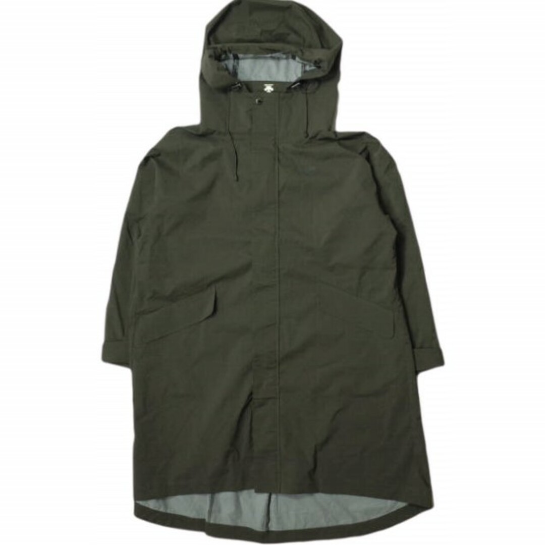 DESCENTE(デサント)のDESCENTE x NERGY デサント ナージー 21AW 別注 Shell Coat シェルコート DX-C1125NR Free カーキ マウンテンパーカー アウター【中古】【DESCENTE × NERGY】 レディースのジャケット/アウター(ロングコート)の商品写真