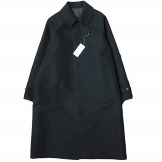 AUBETT オーベット 21AW 日本製 DOUBLE CLOTH BAL COLLAR COAT ダブルクロス バルカラーコート 21-02-041 M DEEP NAVY ステンカラー オーバーサイズ アウター【中古】【AUBETT】(ステンカラーコート)