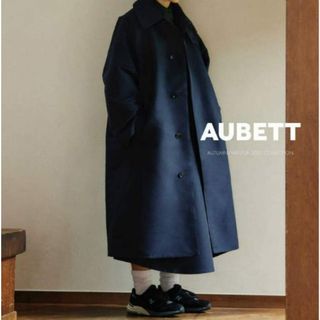 AUBETT ダブルクロスバルカラーコート 21AW L