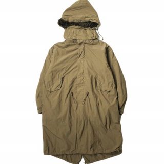 エイトン(ATON)のATON エイトン AIR VENTILE FISHTAIL COAT フィッシュテールモッズコート CMAGYW0901 04(M) ブラウン M-51 ウールライナー付き アウター【中古】【ATON】(モッズコート)