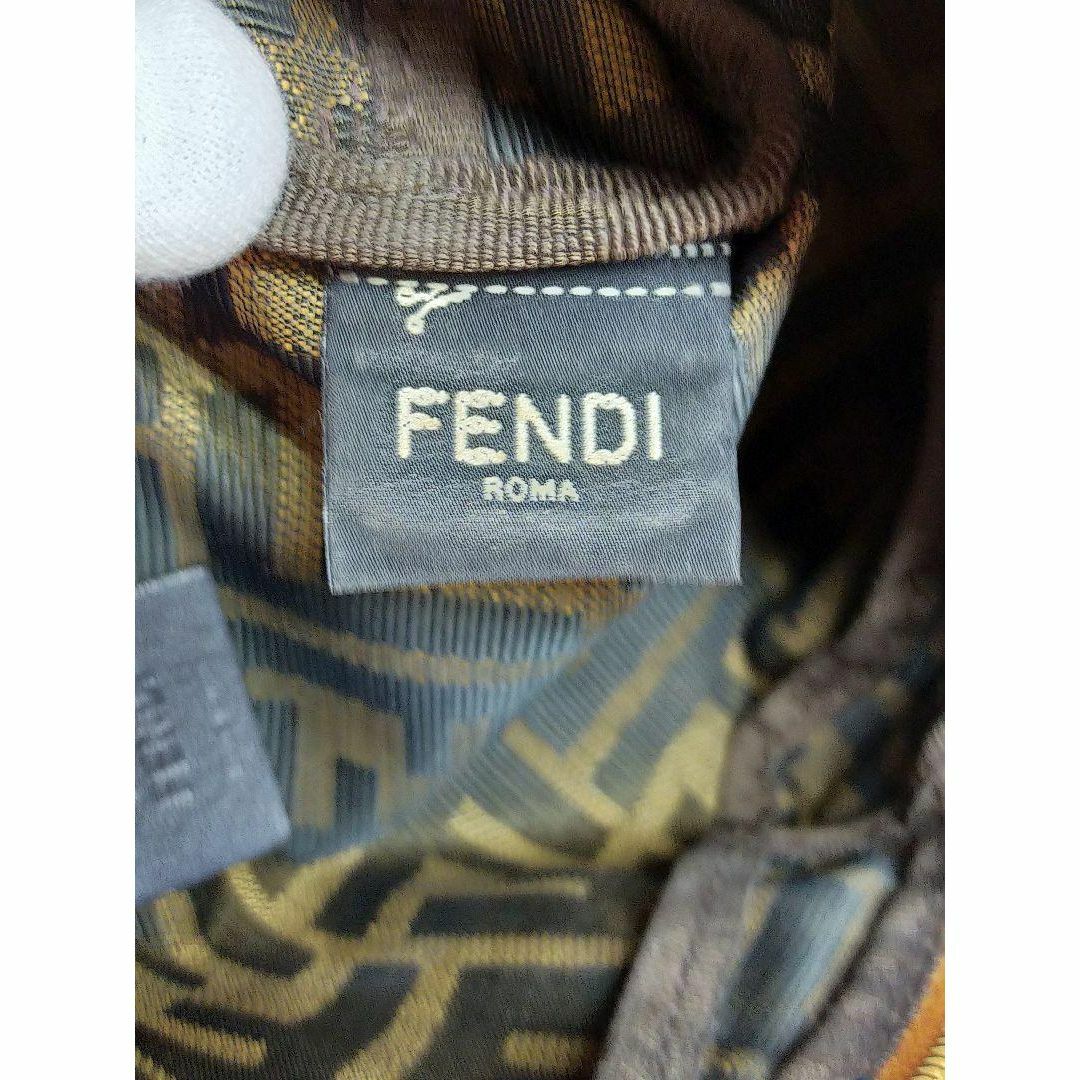 FENDI(フェンディ)のFENDI フェンディ 内側ズッカ柄 フワラー柄 ポーチ TK309 レディースのファッション小物(ポーチ)の商品写真