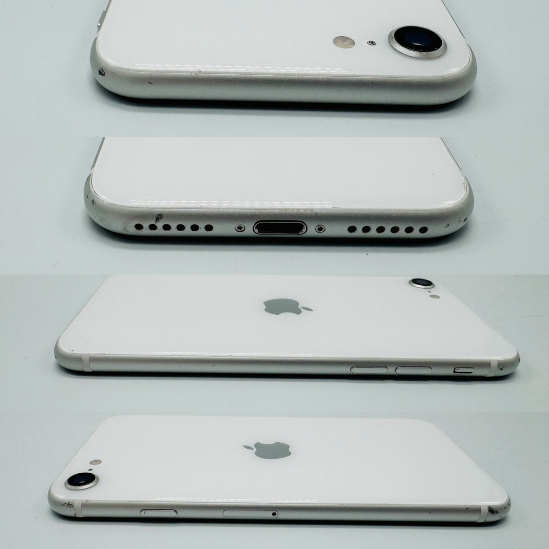 美品裏面iPhone SE 第2世代 (SE2) ホワイト 128 GB SIMフリー