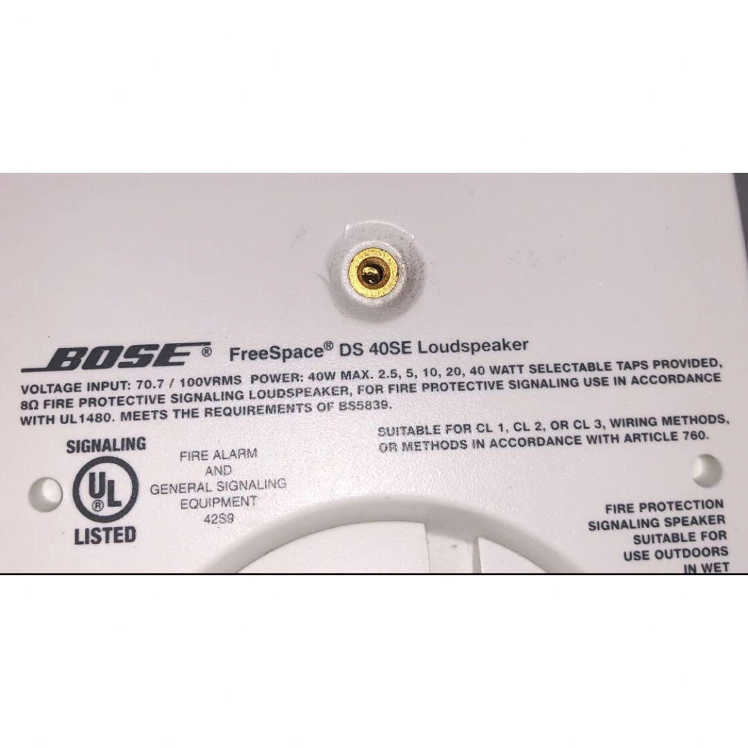 BOSE(ボーズ)のBose FreeSpace全天候型スピーカー DS40SE 2個セット スマホ/家電/カメラのオーディオ機器(スピーカー)の商品写真