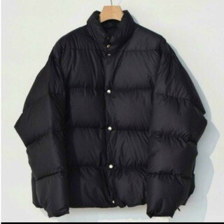 コモリ(COMOLI)の23AW COMOLI NYLON DOWN JACKET BLACK 3(ダウンジャケット)