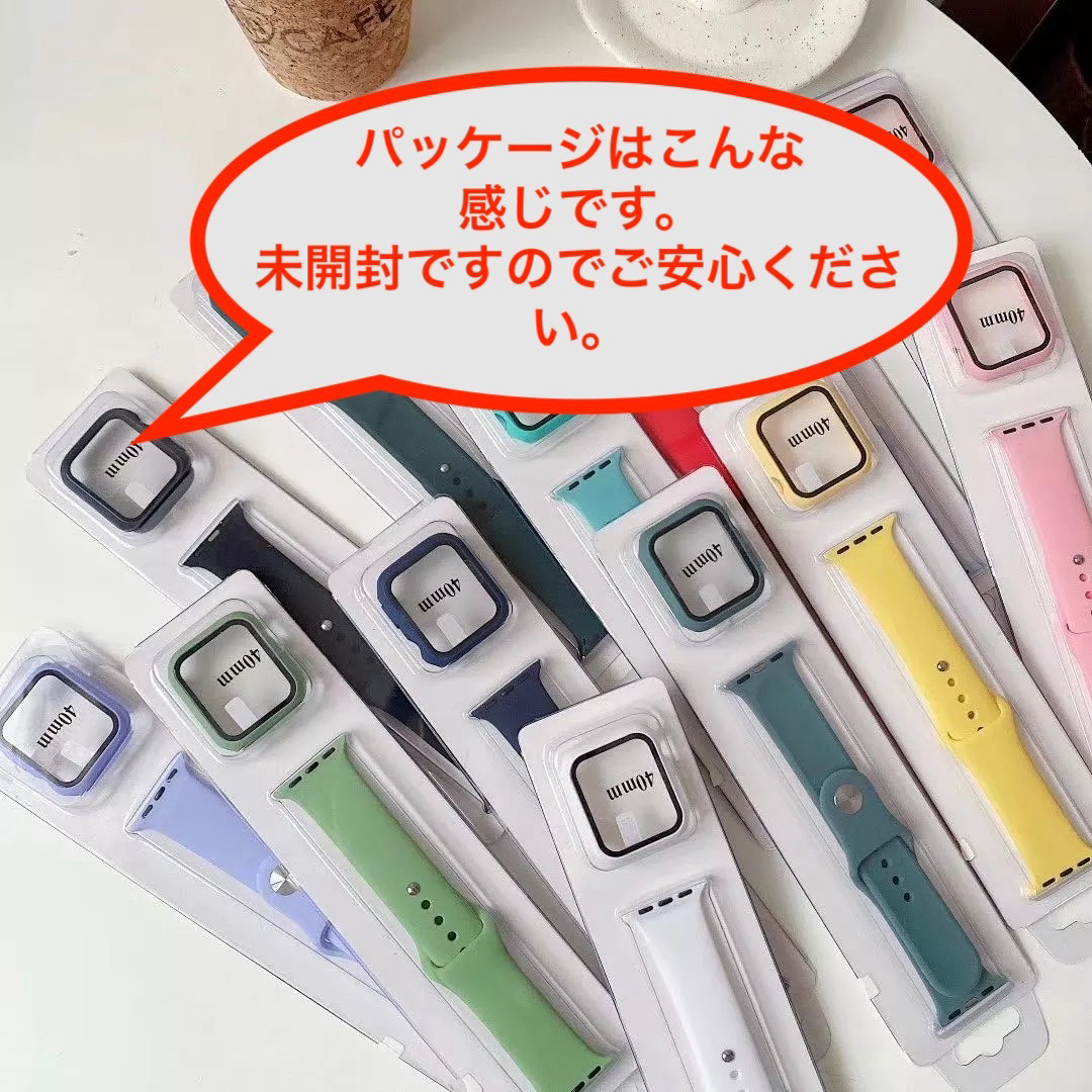 Apple Watch(アップルウォッチ)のAppleWatch アップルウォッチ バンド カバー S/M 44mm 薔薇赤 メンズの時計(ラバーベルト)の商品写真