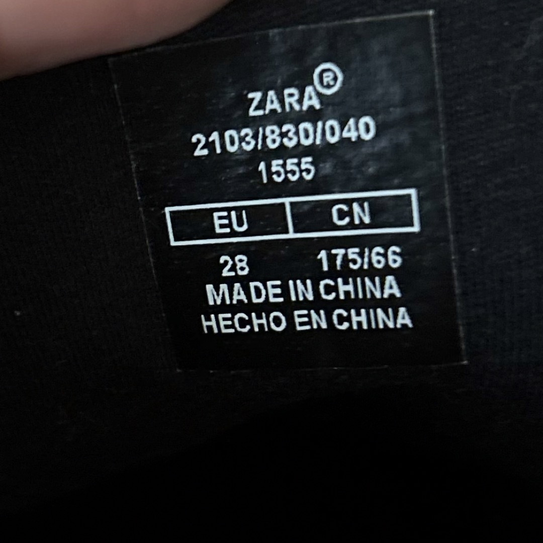 ZARA KIDS(ザラキッズ)の新品、未使用ZARA 厚底スニーカーソールブーツ28 キッズ/ベビー/マタニティのキッズ靴/シューズ(15cm~)(ブーツ)の商品写真