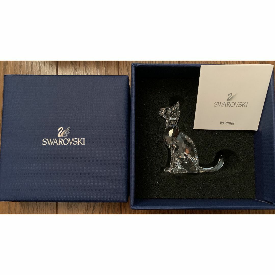 SWAROVSKI(スワロフスキー)の(ぷりん様用)スワロフスキー シャム猫 #5135918 インテリア/住まい/日用品のインテリア小物(置物)の商品写真