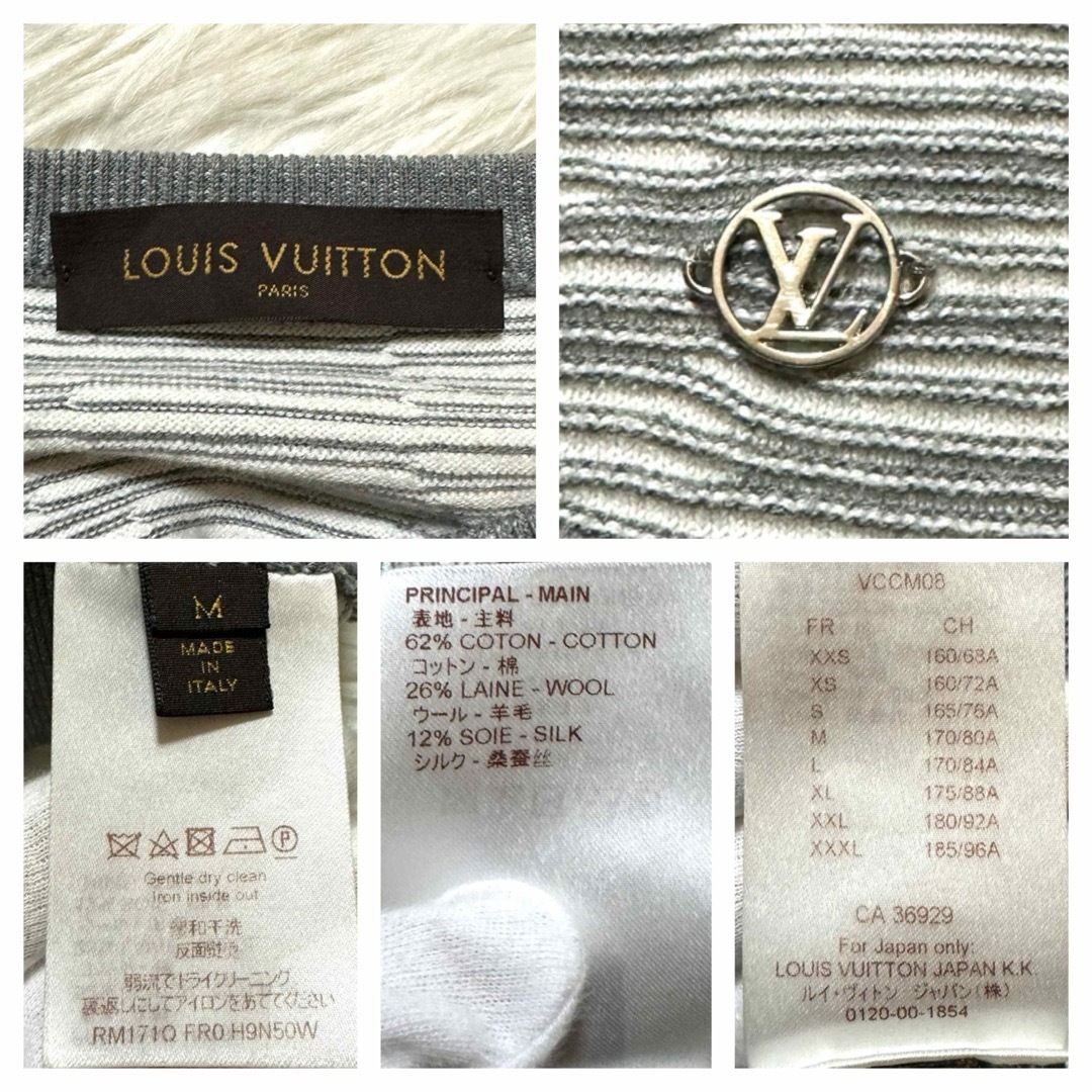 LOUIS VUITTON(ルイヴィトン)の本物 美品 ルックブック掲載 ルイヴィトン LV エピデザイン ニット セーター メンズのトップス(ニット/セーター)の商品写真