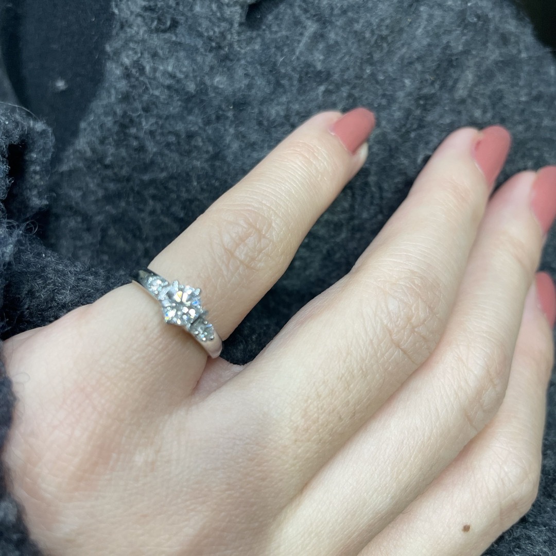 pt900 ダイヤモンドトータル0.5ct UP リング レディースのアクセサリー(リング(指輪))の商品写真