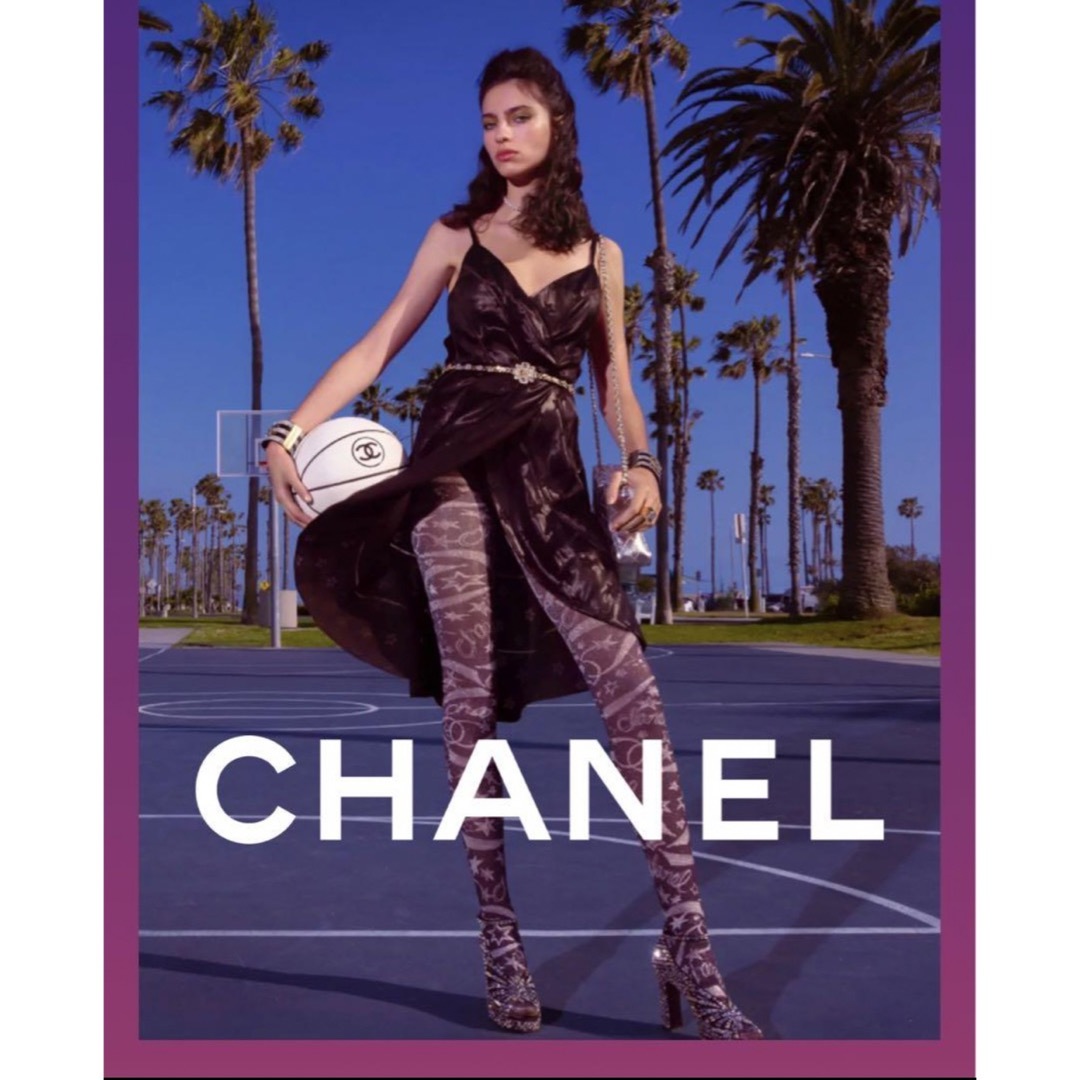 CHANEL シャネル　クルーズ　タイツ　ココマーク　星　コメット　シルバー