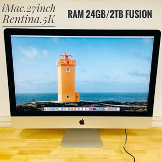 AMDiMac 27inch5K RAM 24GB/ストレージ1TB Fusion