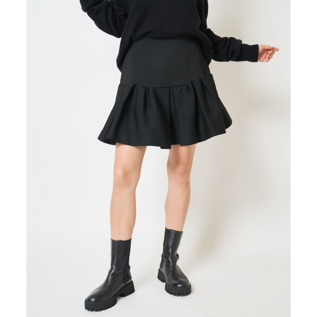 Whim Gazette(ウィムガゼット)の【THE PAUSE】ミニフレアスカート レディースのスカート(ミニスカート)の商品写真