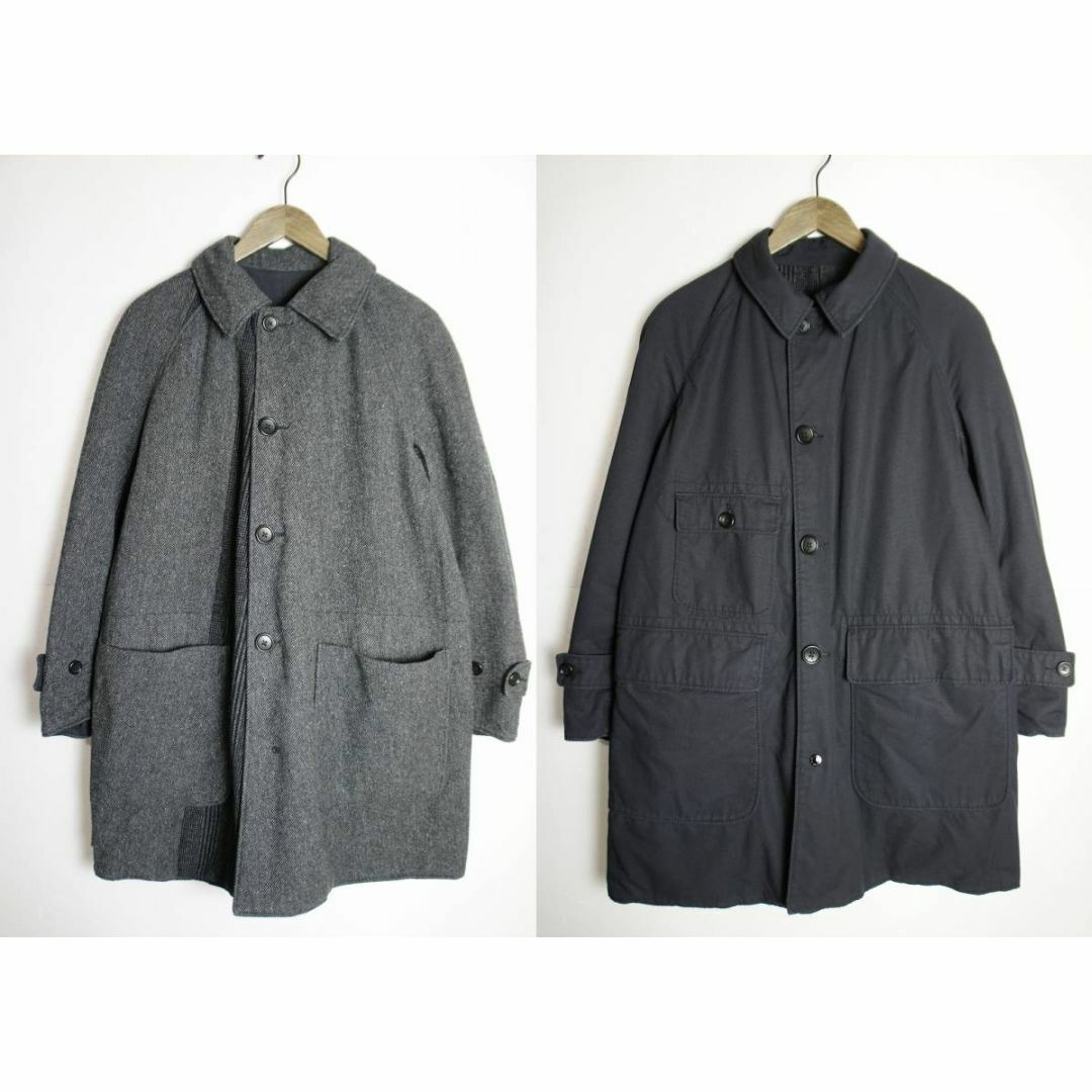 名作 Engineered Garments リバーシブル コート灰420N▲USAサイズ