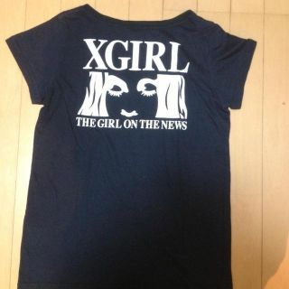 エックスガール(X-girl)のx-girl Vネック T-shirts(Tシャツ(半袖/袖なし))