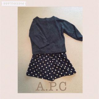 アーペーセー(A.P.C)のA.P.C ドット 水玉  パンツスカート M  アーペーセー(ショートパンツ)